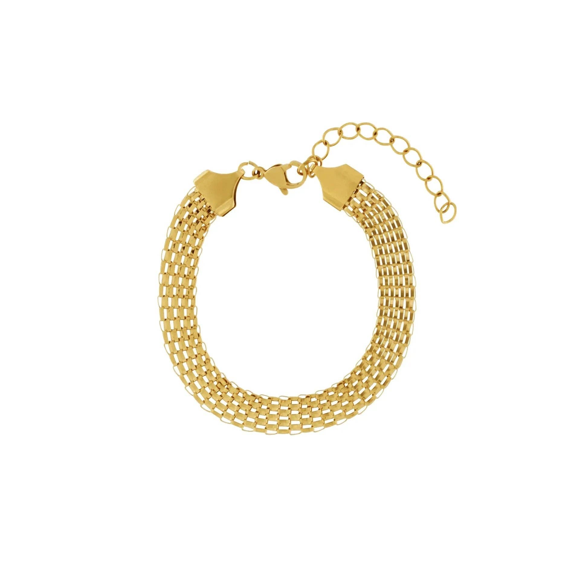 Passion Waterproof Vintage Chain Bracelet 18K Gold Plating
