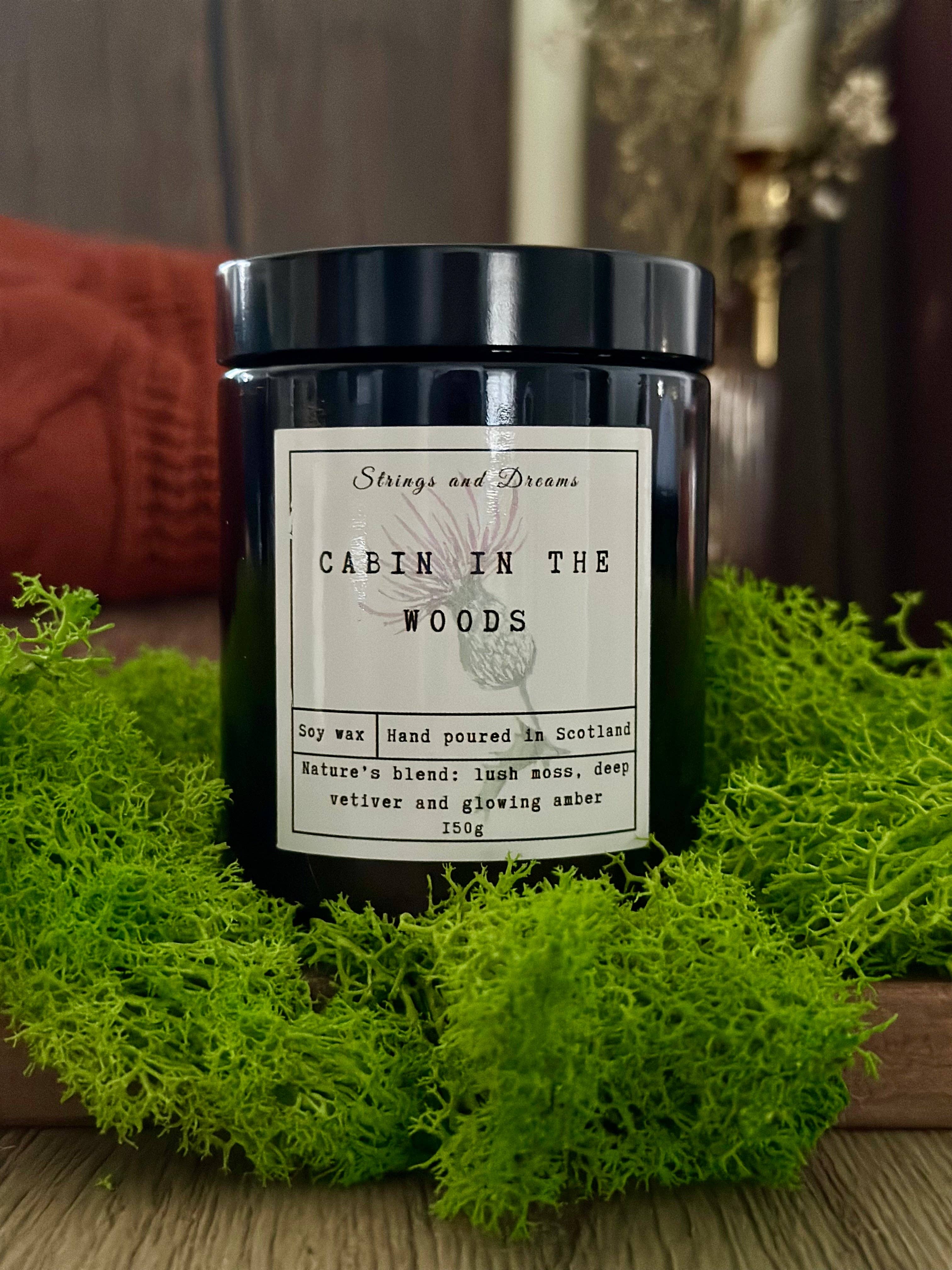 Cabin in the Woods soy wax candle