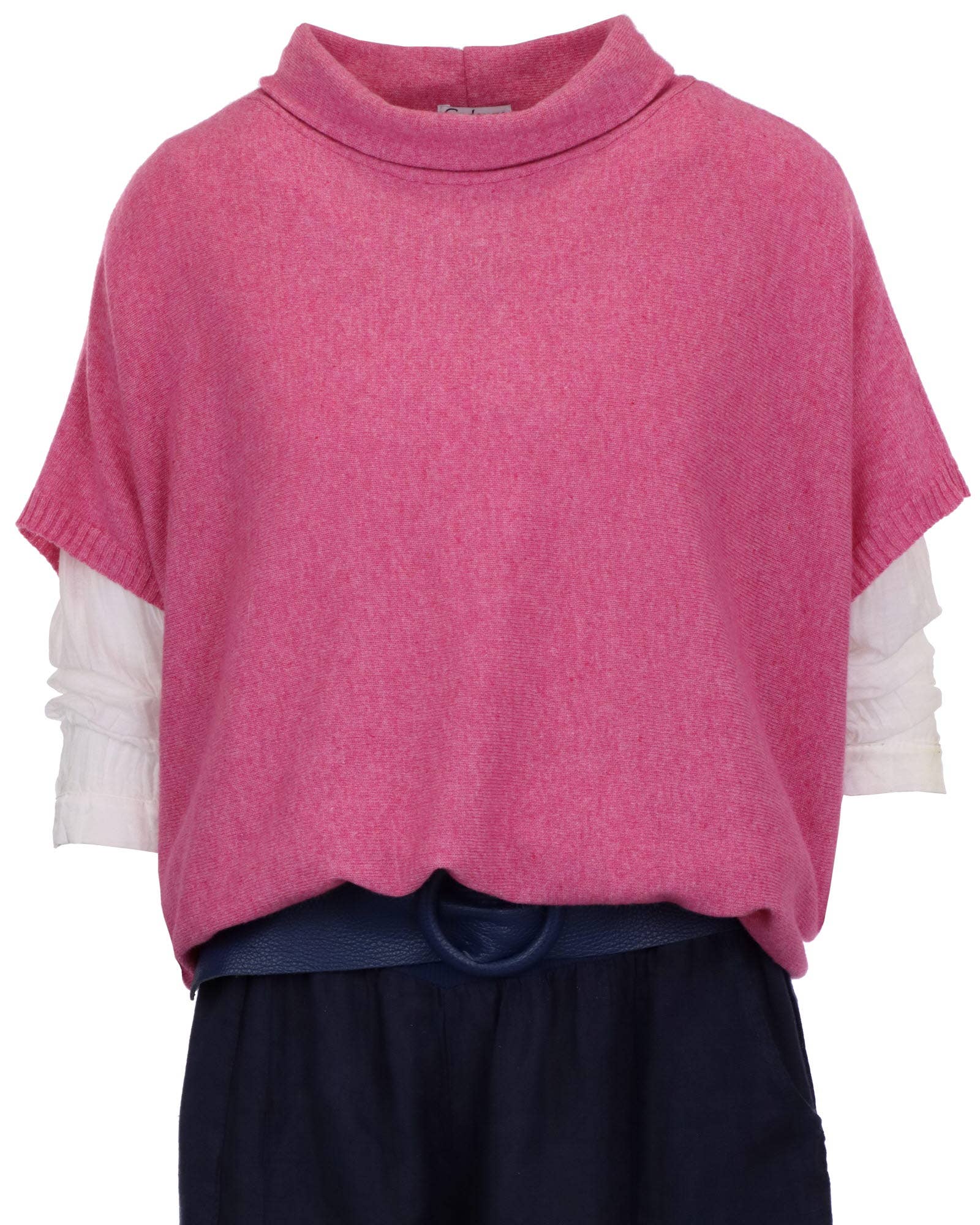 Classic Cashmere Blend Tunic: Ultraviolet