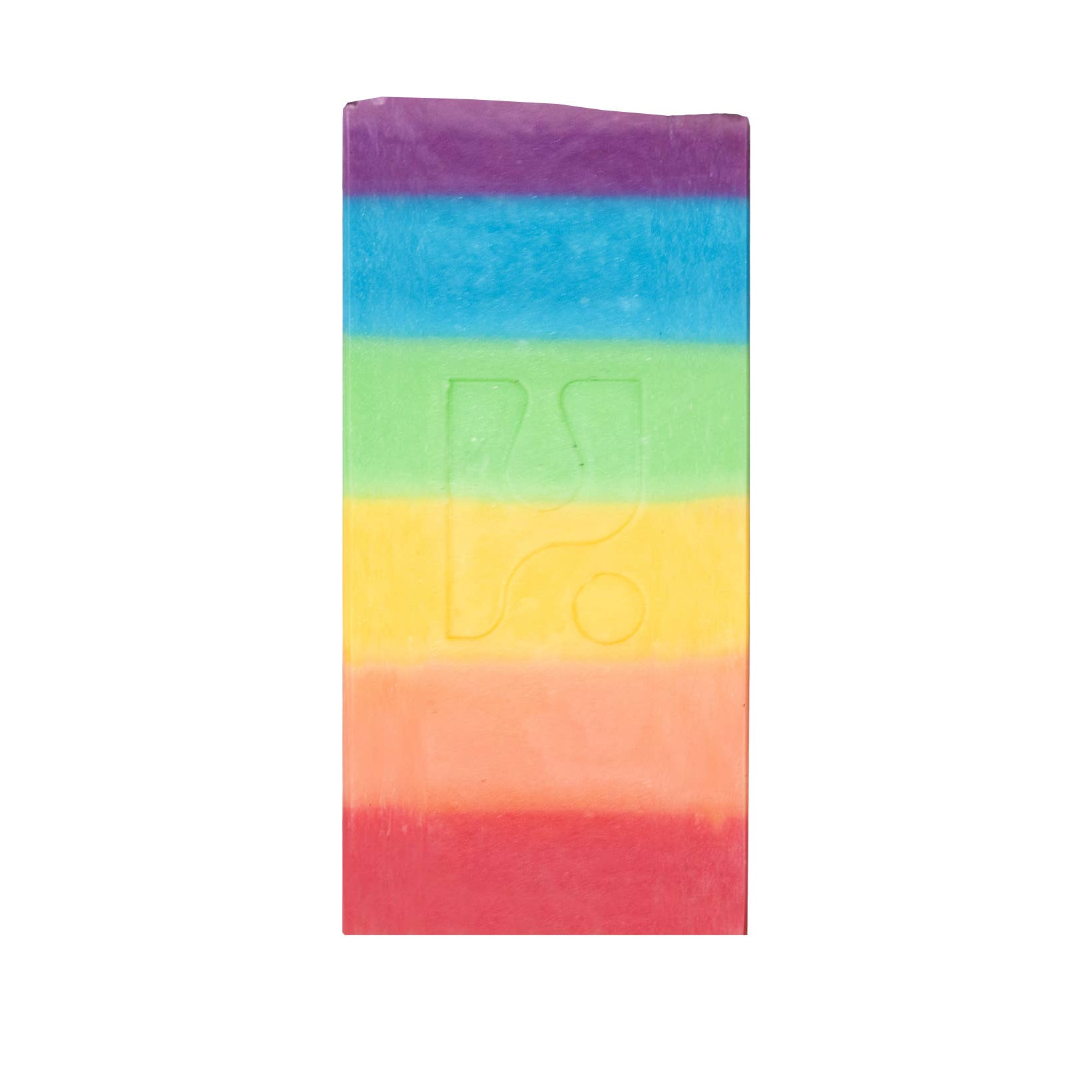 Rainbow - Cold-process Soap Bar (Lemongrass & Neroli): 160 g large