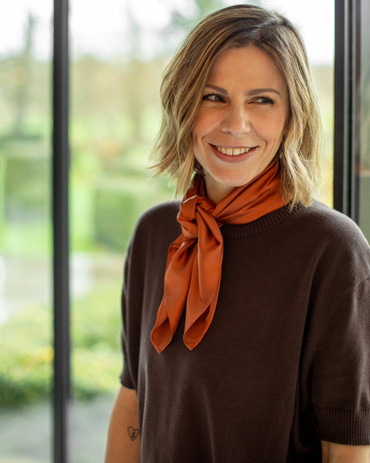 Lila Scarf | Brick