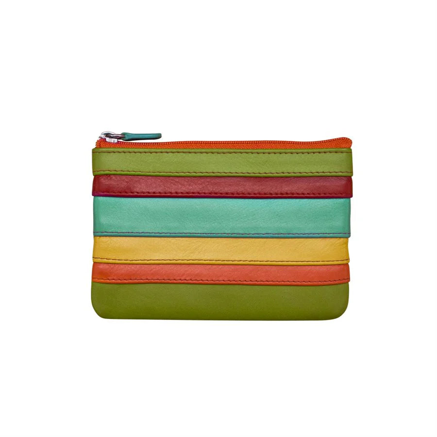 Citrus Striped Coin Purse