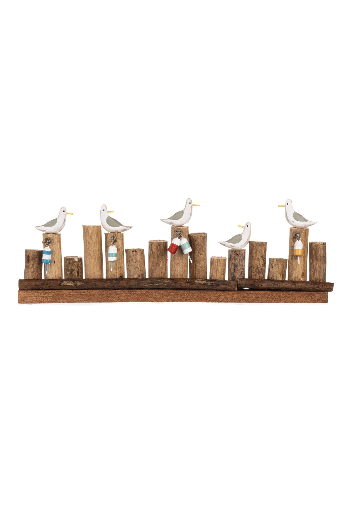 Seagulls On Groyne with Bouys