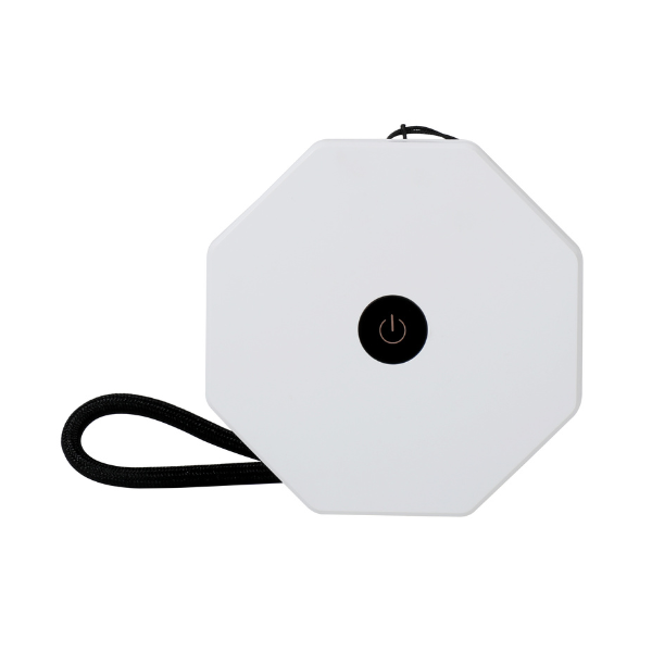 Mini Twist Hexagon Lamp: Lunar White