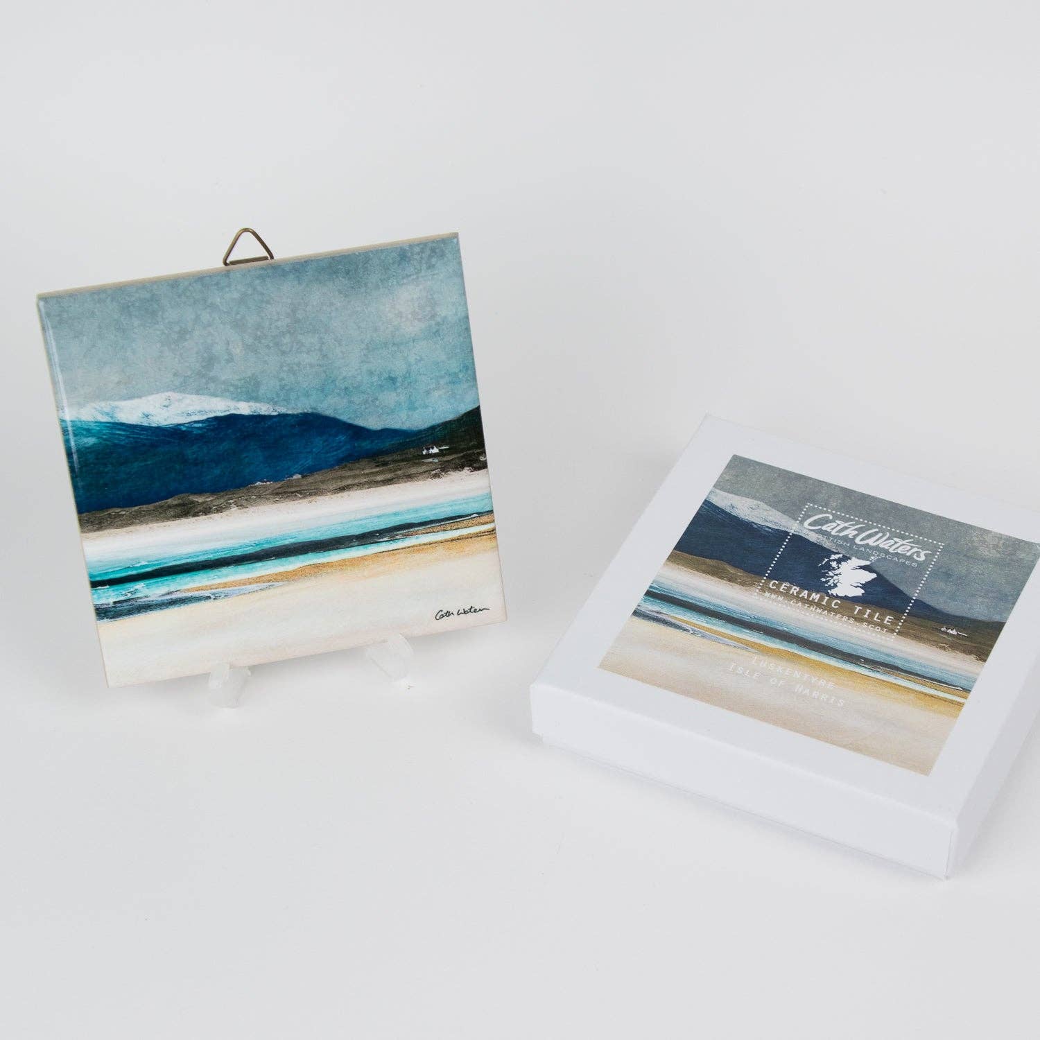 Barra Red Croft Gift Boxed ceramic art print