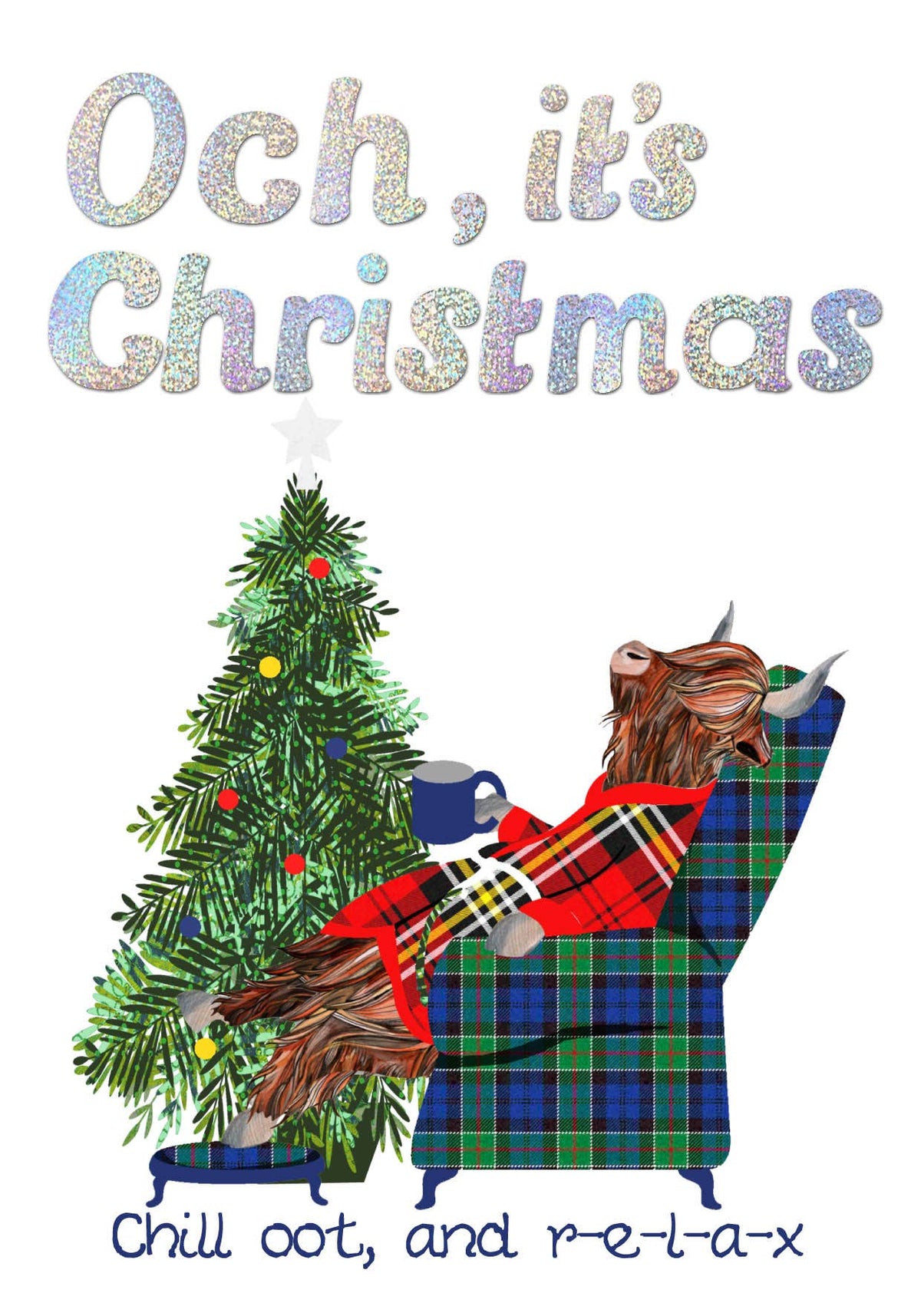 CHRISTMAS CHILL OOT Holo Foil Highlight CHRISTMAS Card