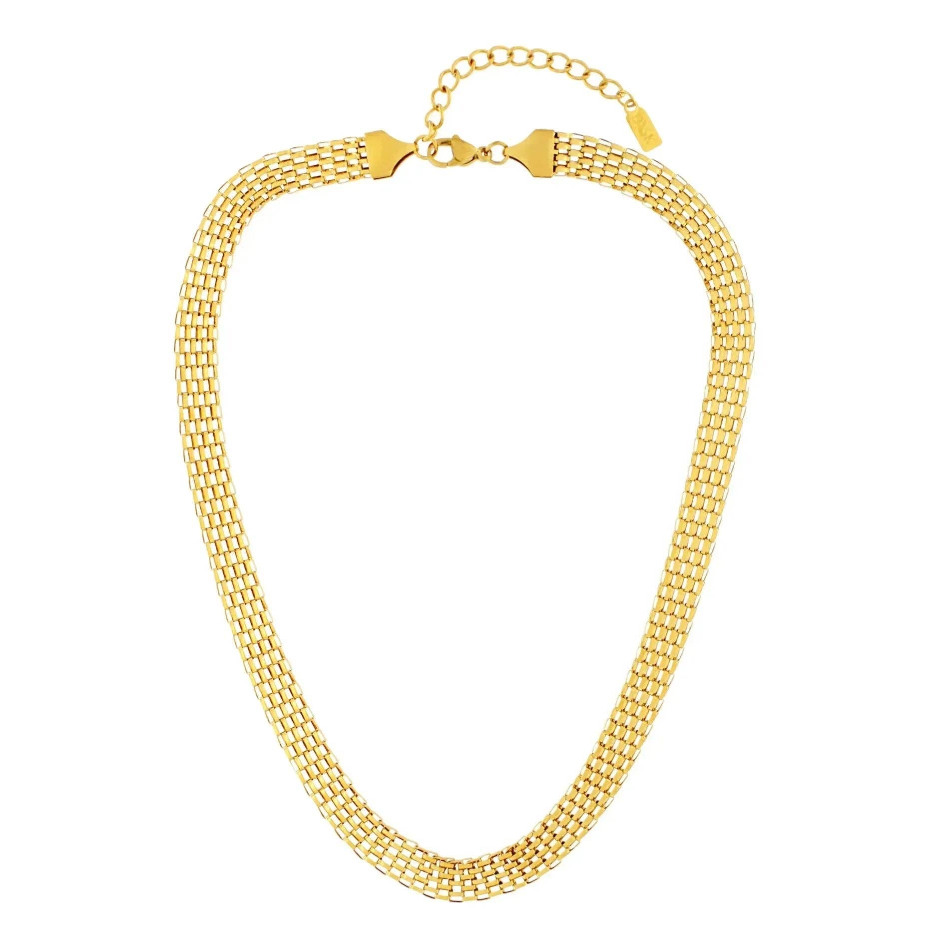 Passion Waterproof Short Vintage Necklace 18K Gold Plating