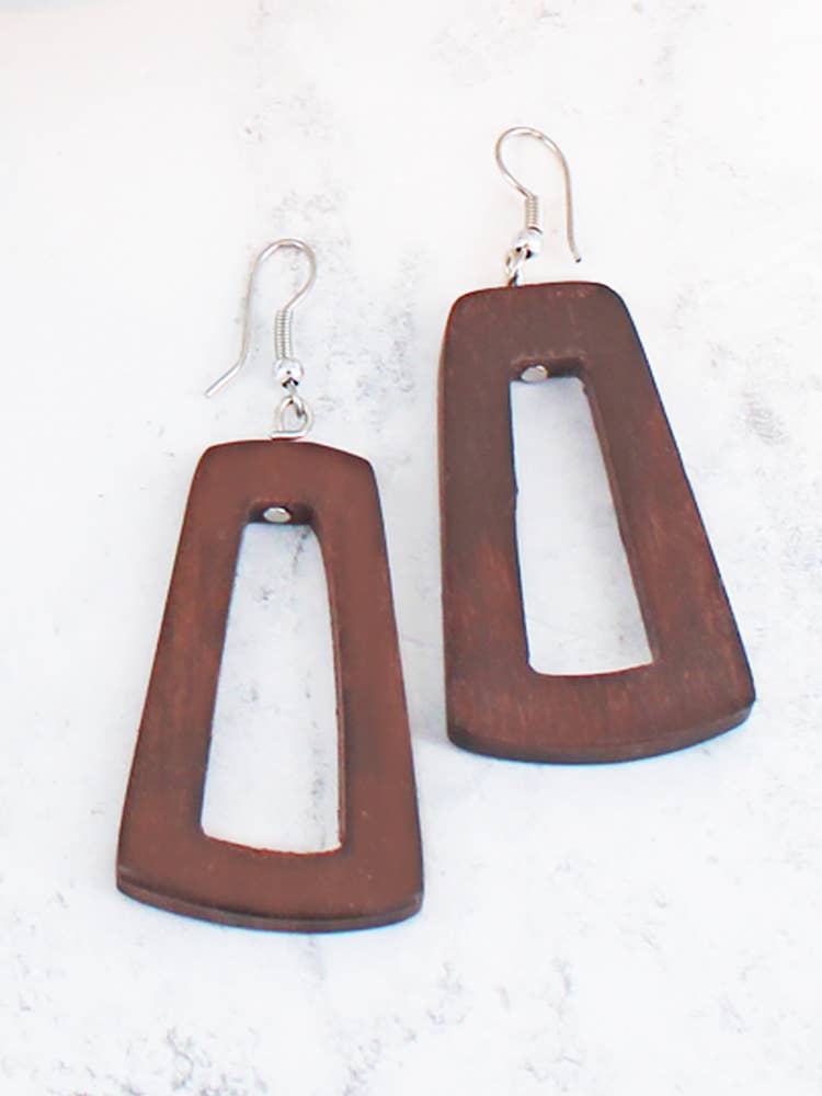 WOODEN "KASANDRA" E/R Brown