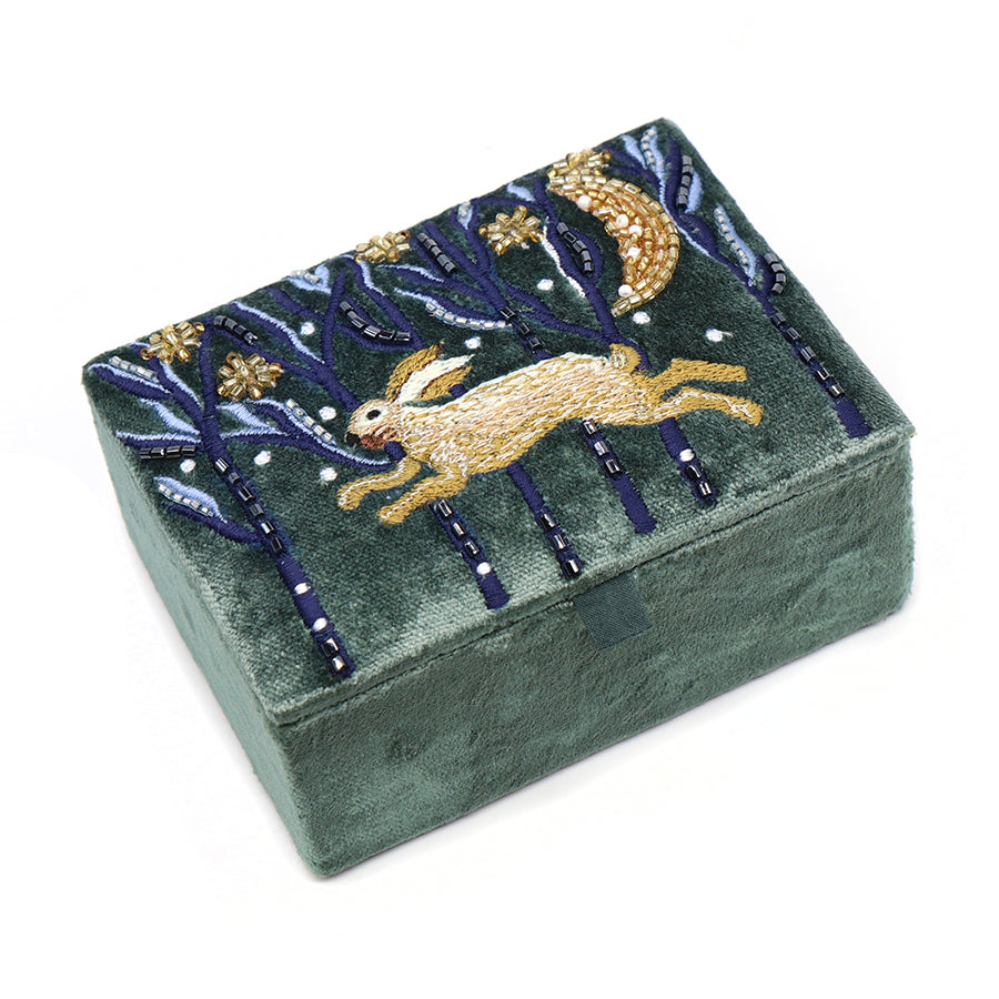 Midnight Green Jewellery Box
