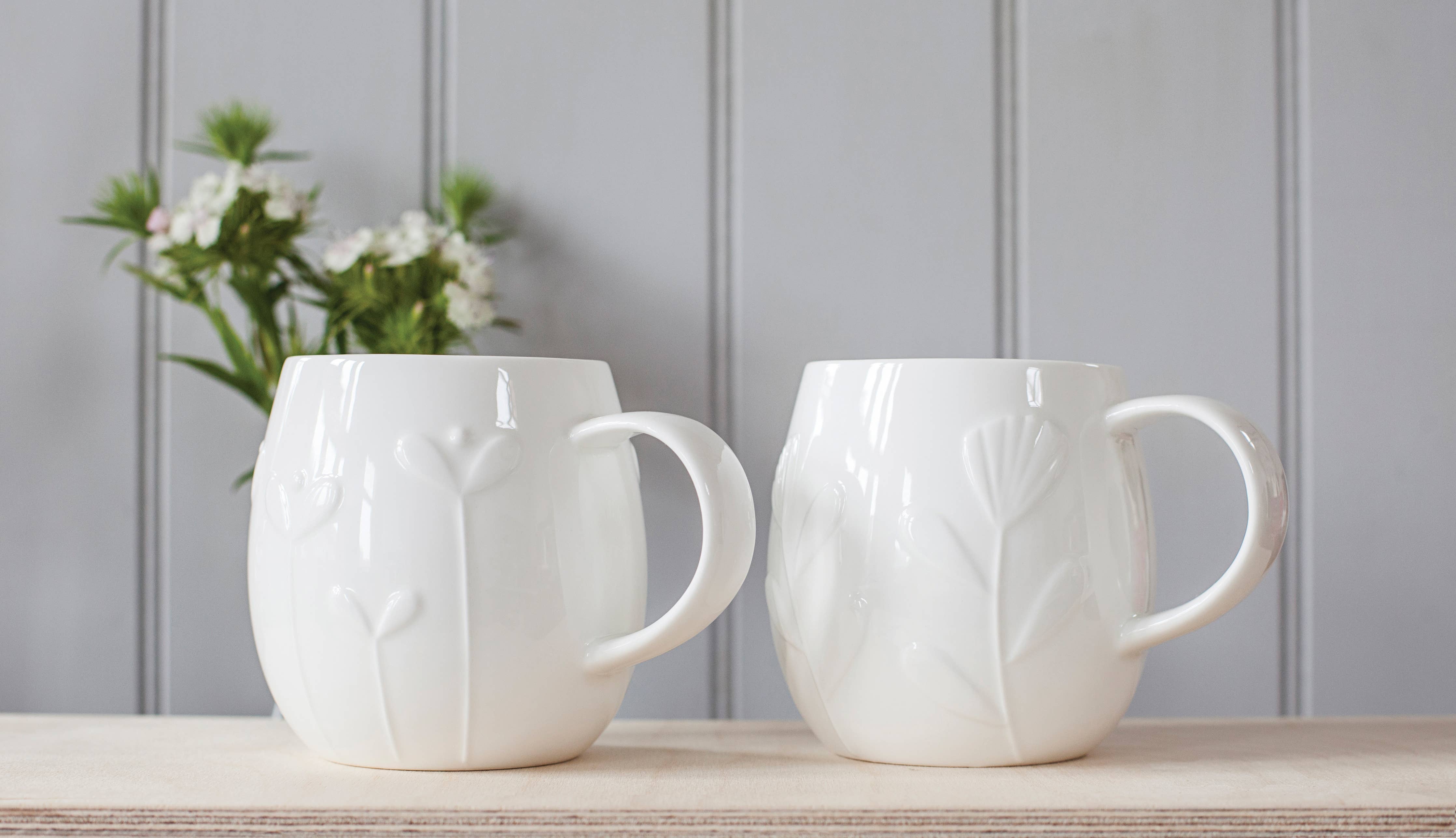 Plum Large Mugs: Plum Large Mug Cress