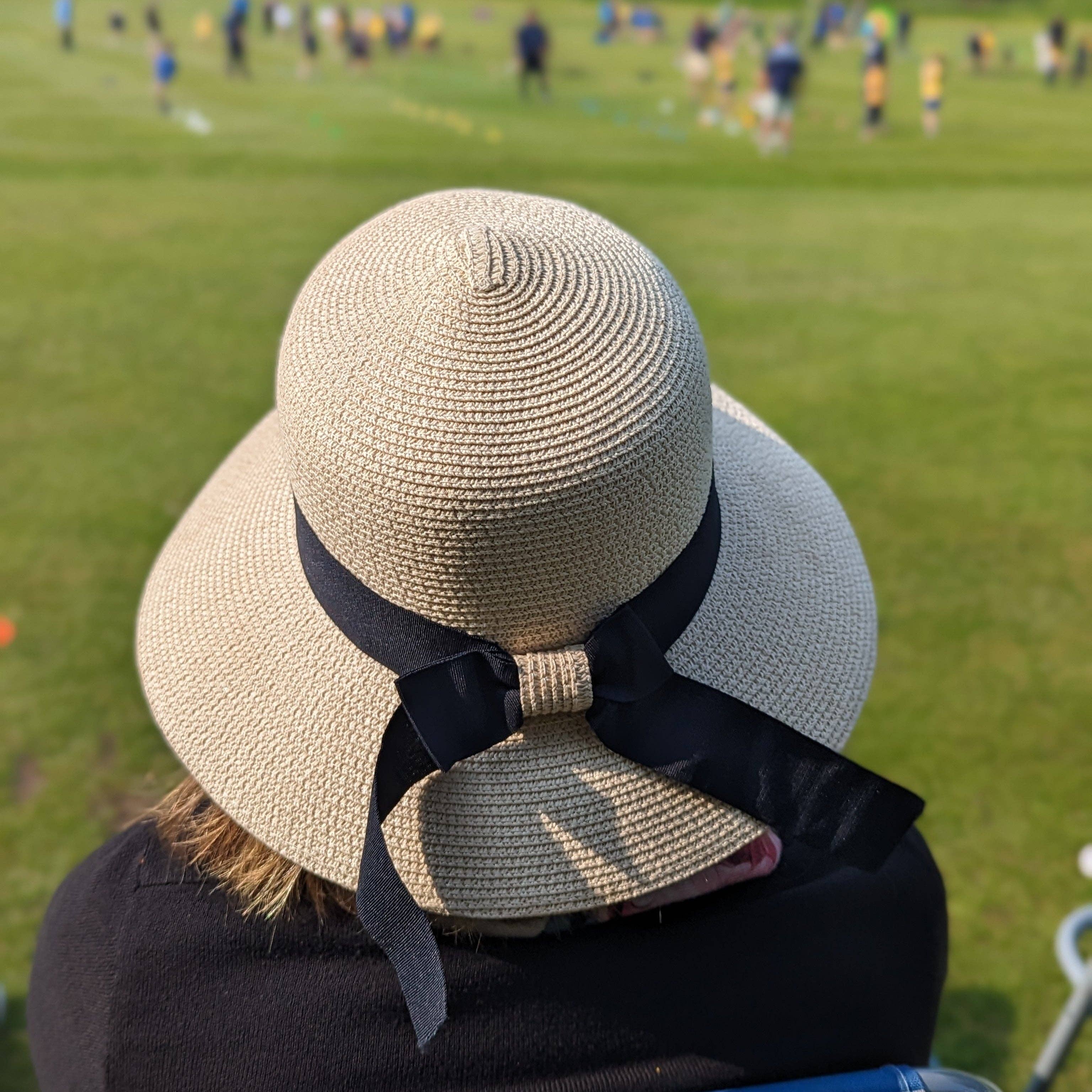 Bow Foldable Sun Hat in Bag (59cm)