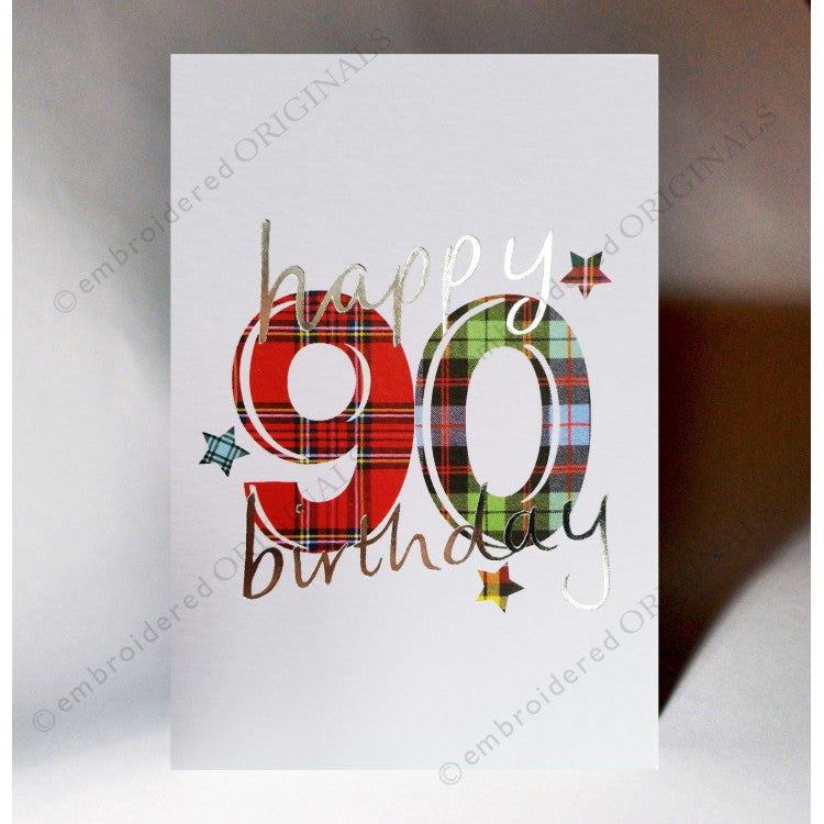 90Th Birthday Card - The Nancy Smillie Shop - Art, Jewellery & Designer Gifts Glasgow