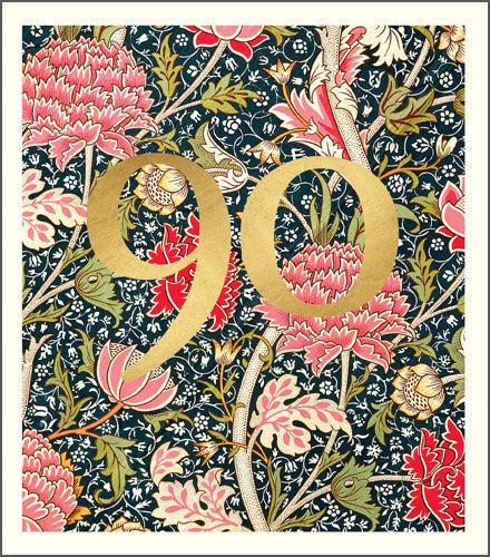 90th Birthday Card - The Nancy Smillie Shop - Art, Jewellery & Designer Gifts Glasgow