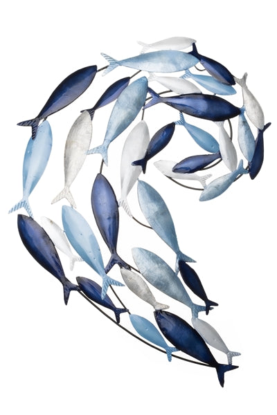 Large Shoal In Blues Swirl