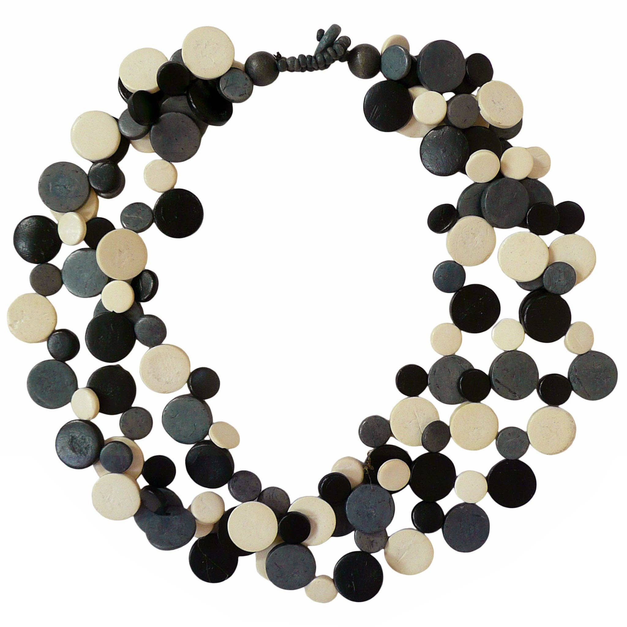 Large Black Mix Necklace