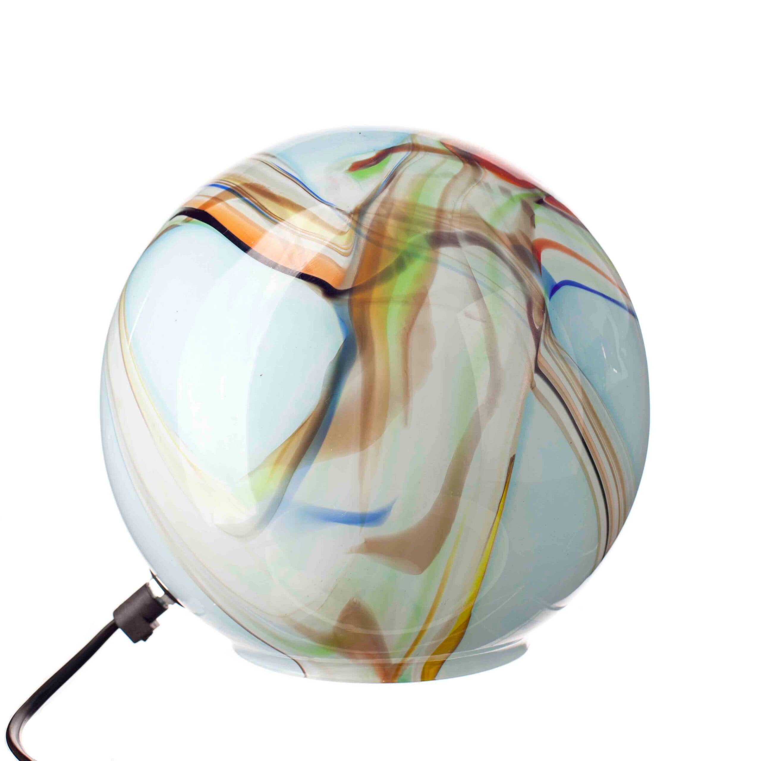 Lamp Sphere 20 cm in Oceanic Rainbow