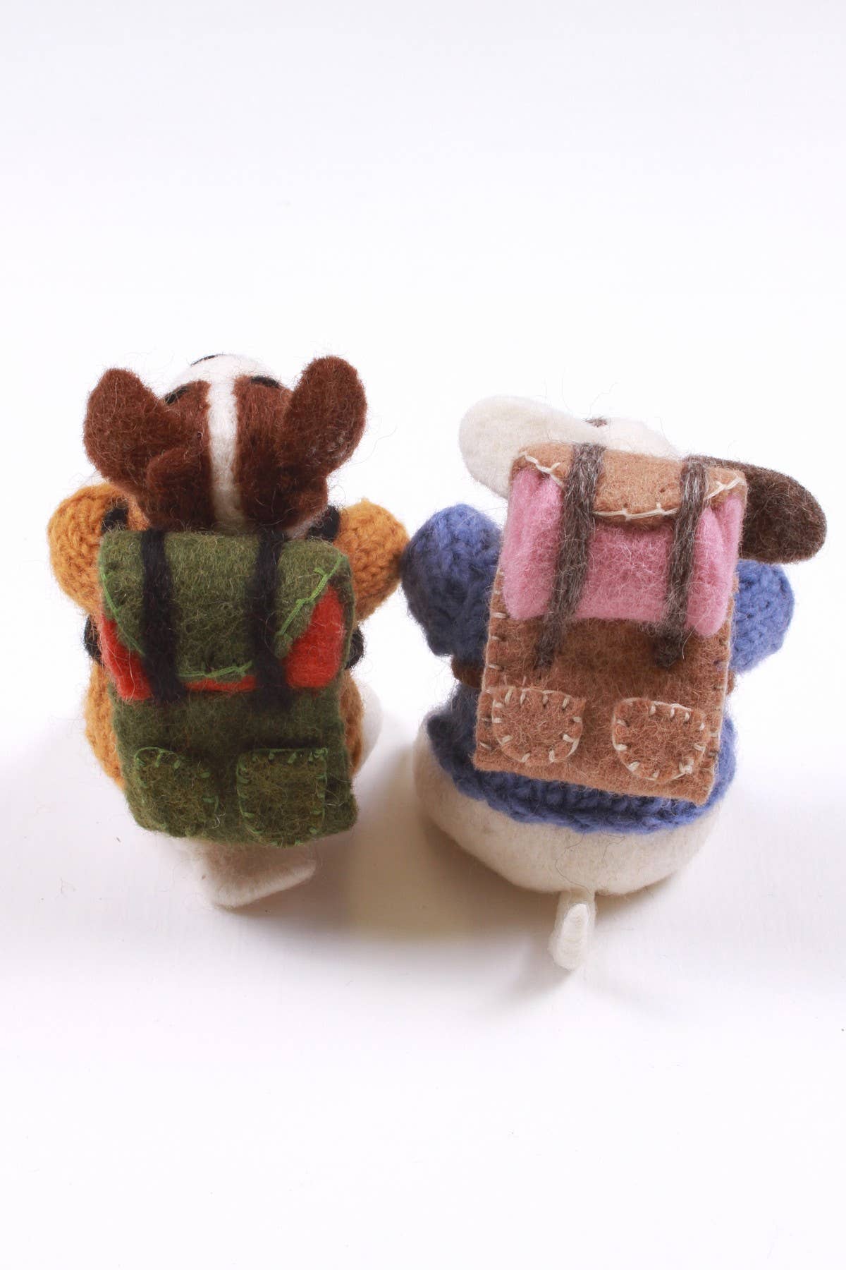 Roger - Hand Felted Wool Adventure Dog Standing Decoration: One Colour