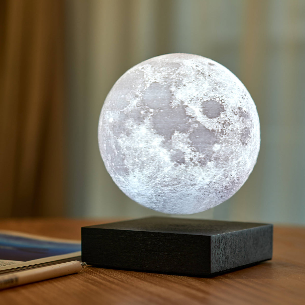 Gingko Smart Moon Lamp: Walnut