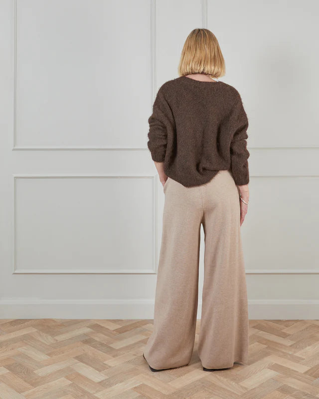 Joan Cardigan in Chocolate | The Nancy Smillie Shop - Art, Jewellery & Designer Gifts Glasgow Scotland