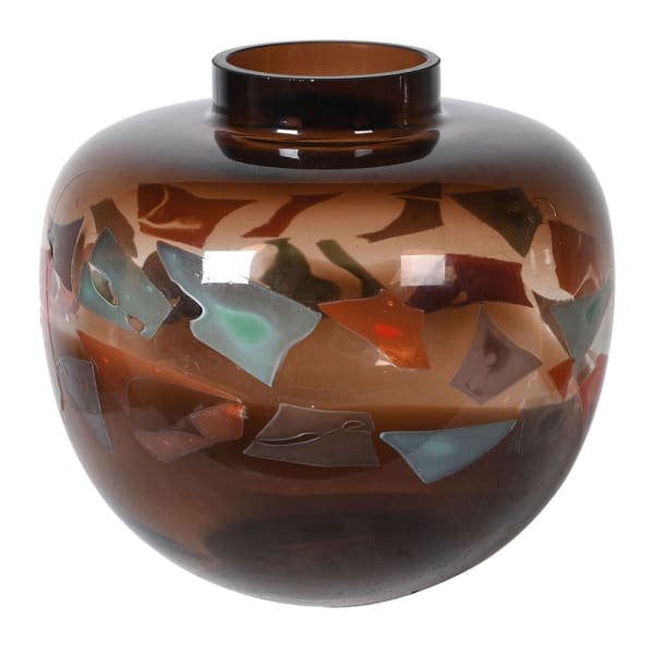 Brown ombre vase