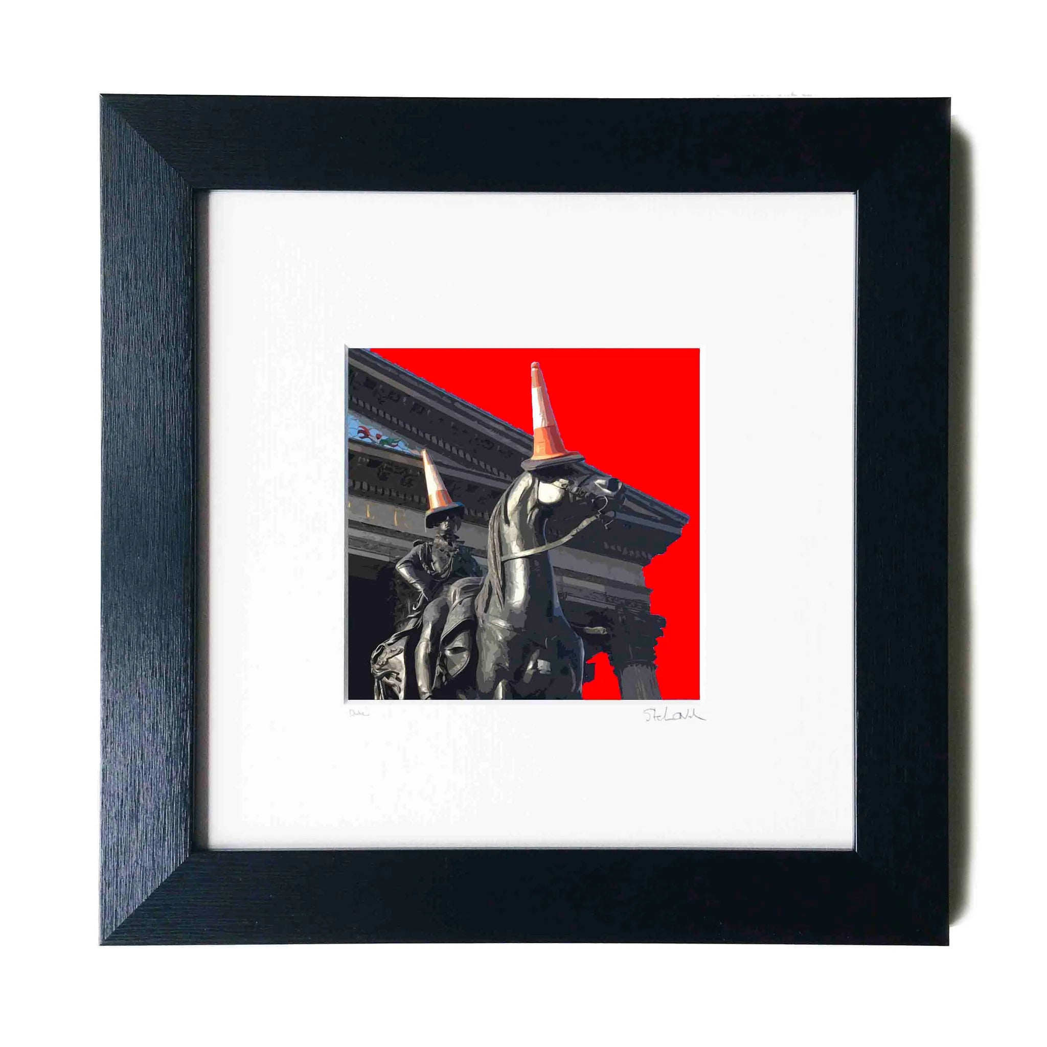 Traffic Cone Duke of Wellington Framed Print