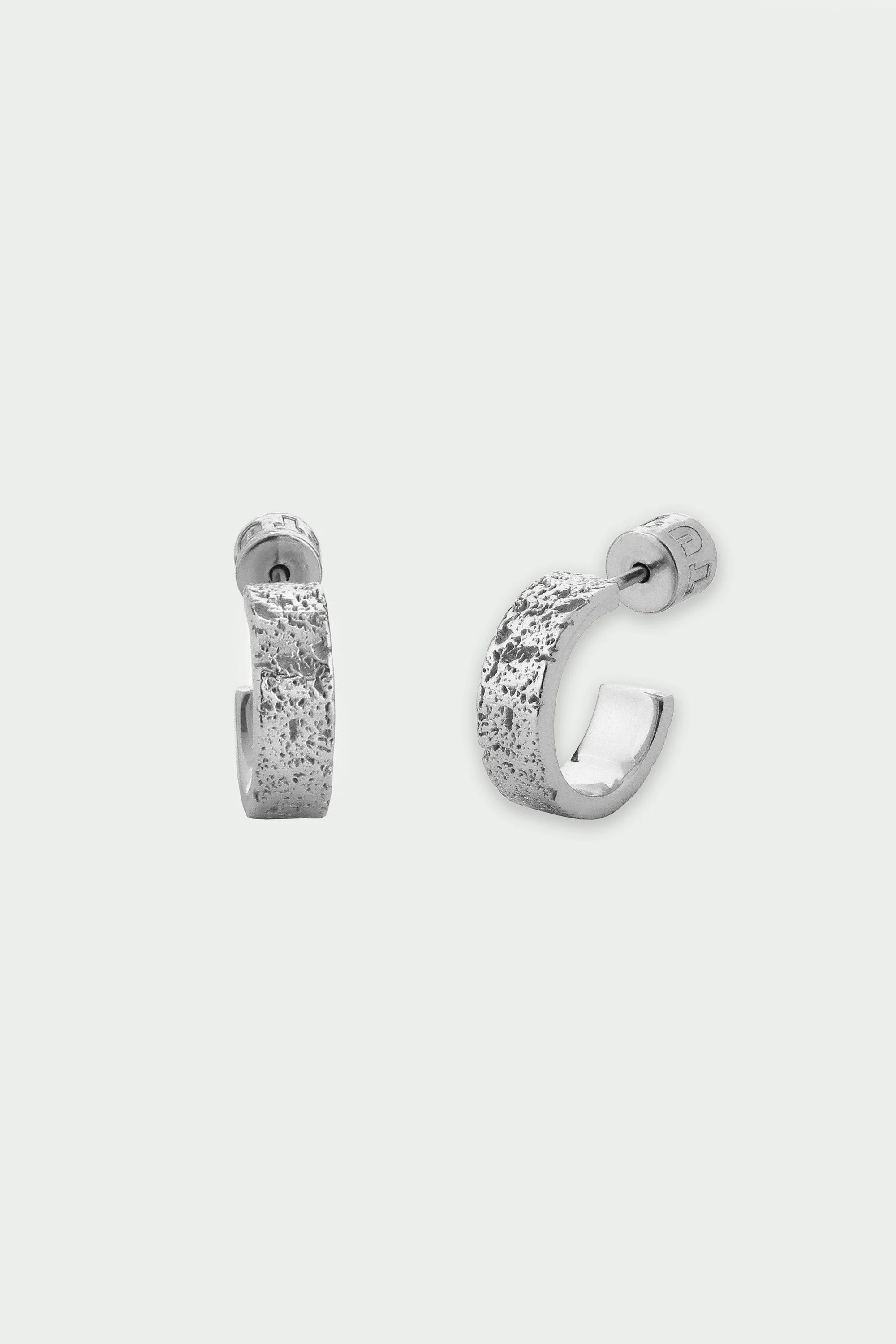 Silver Time Earrings