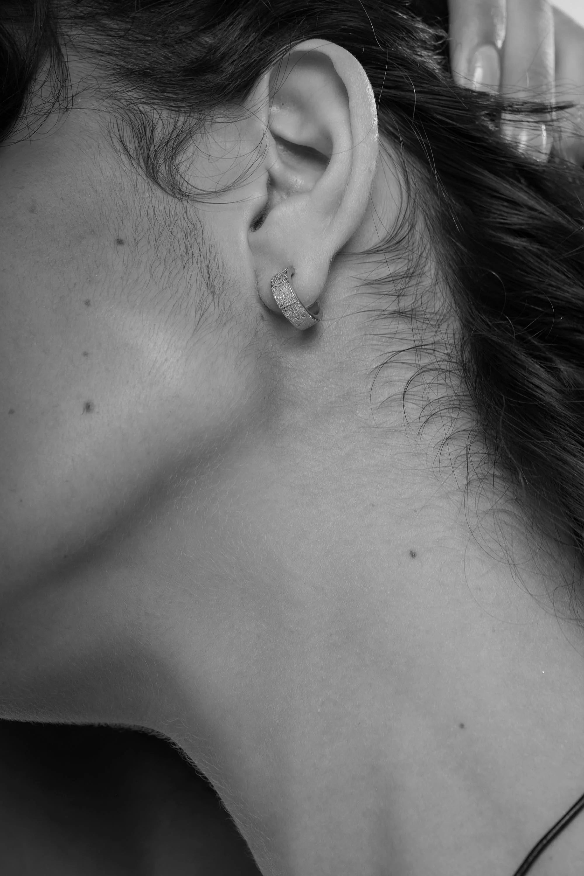 Silver Time Earrings