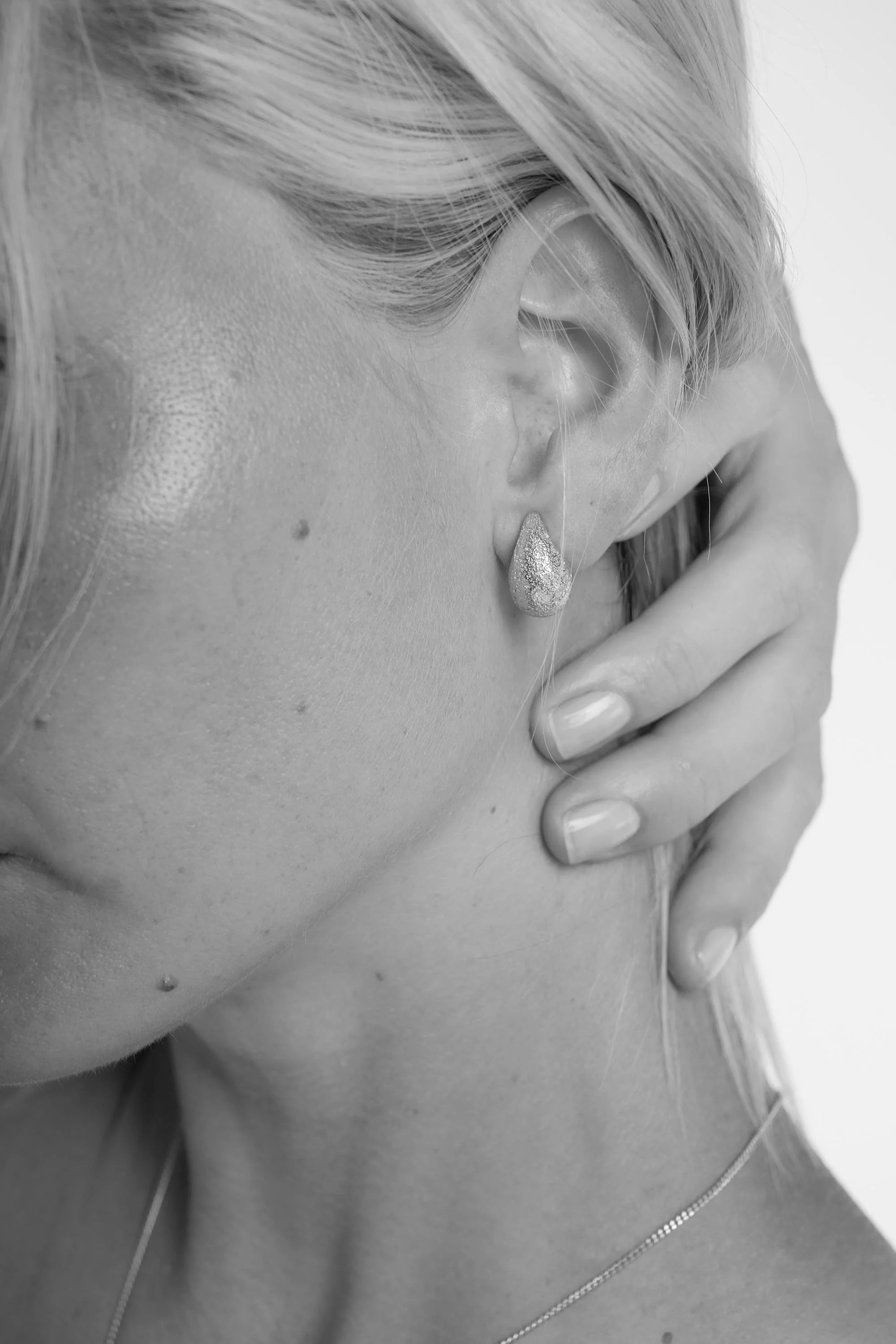 Silver Dome Earrings