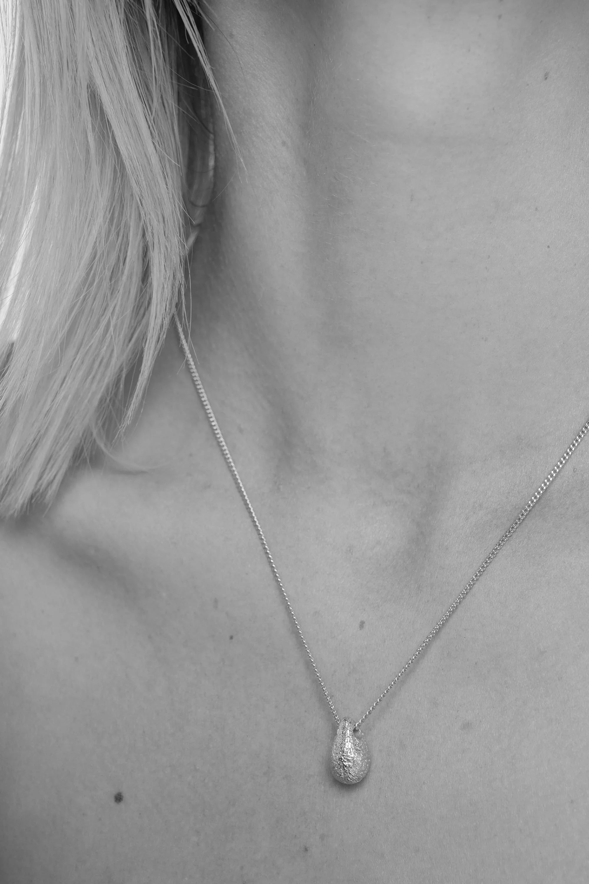 Silver Dome Necklace