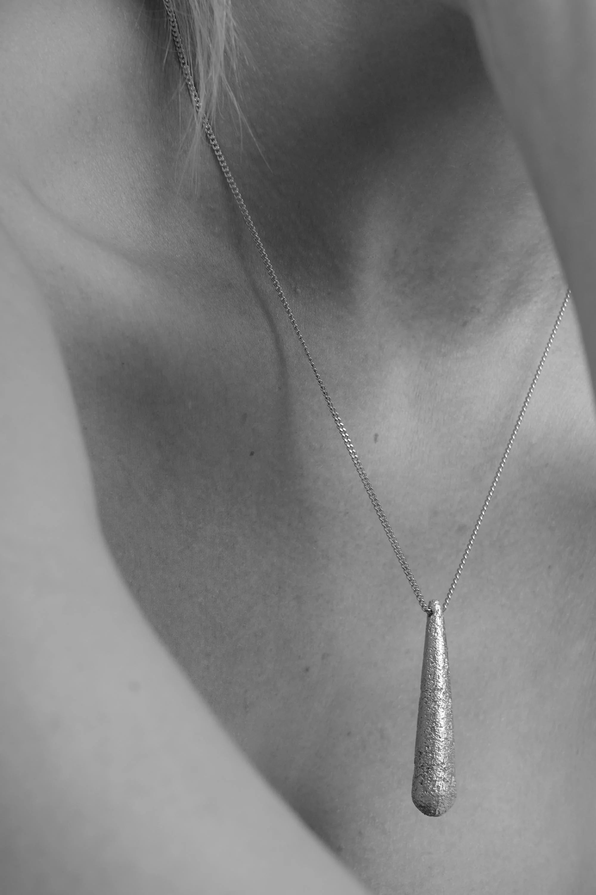 Silver Grain Necklace