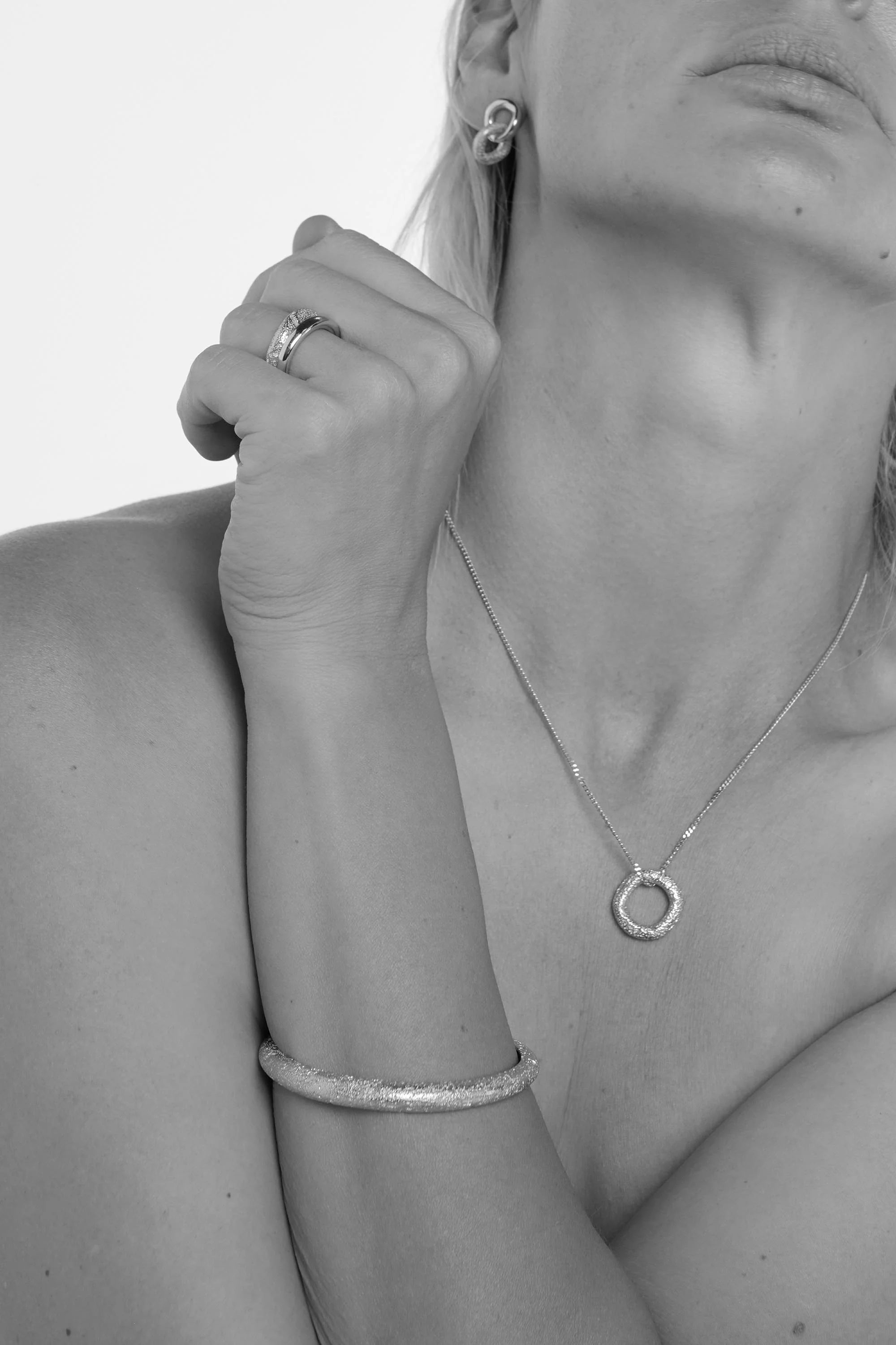 Silver Journey Bangle