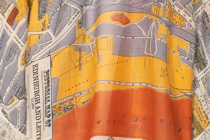 Edinburgh & Leith  Map Scarf