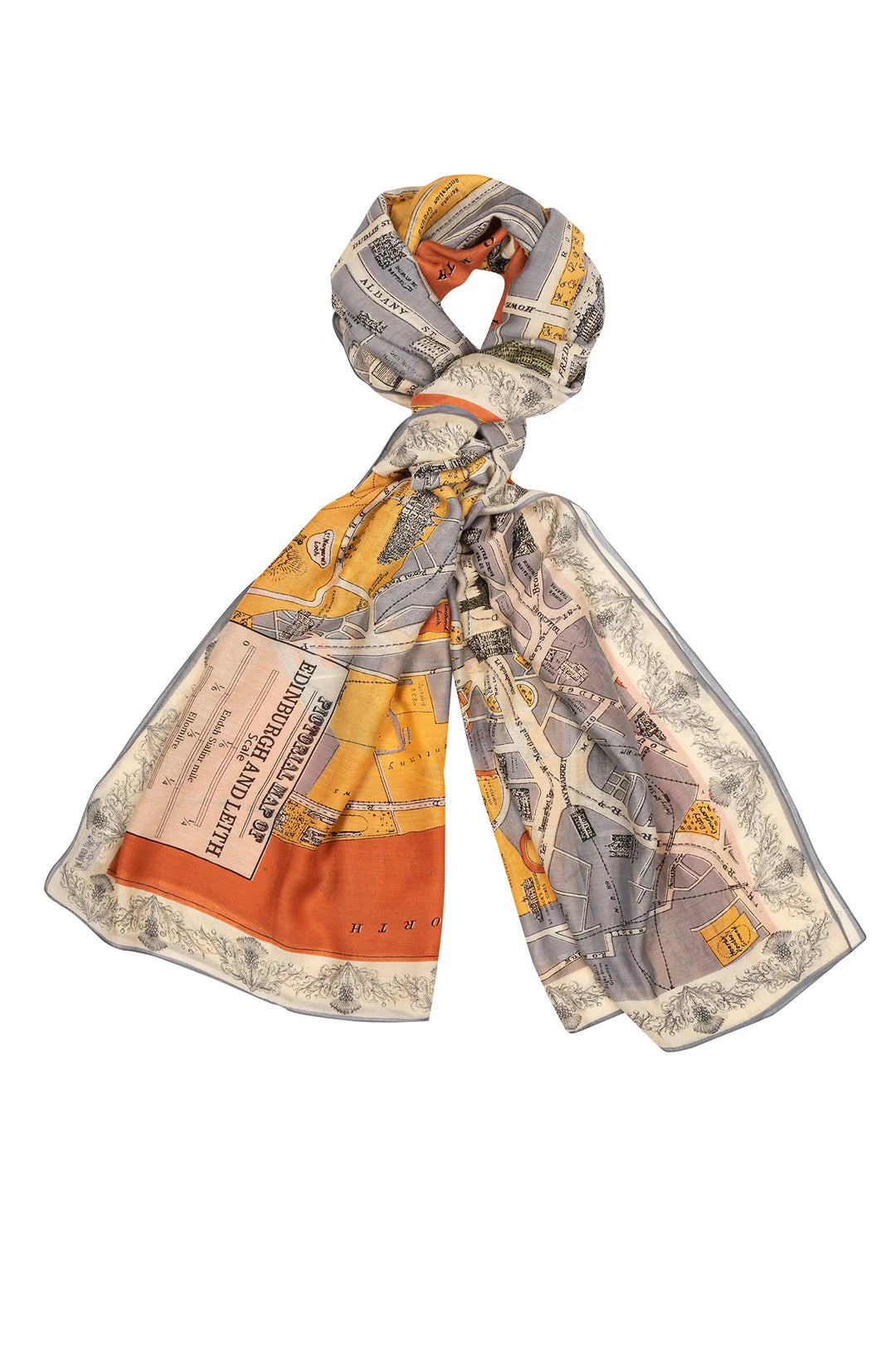 Edinburgh & Leith  Map Scarf