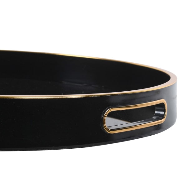 Gold Rimmed Black Tray