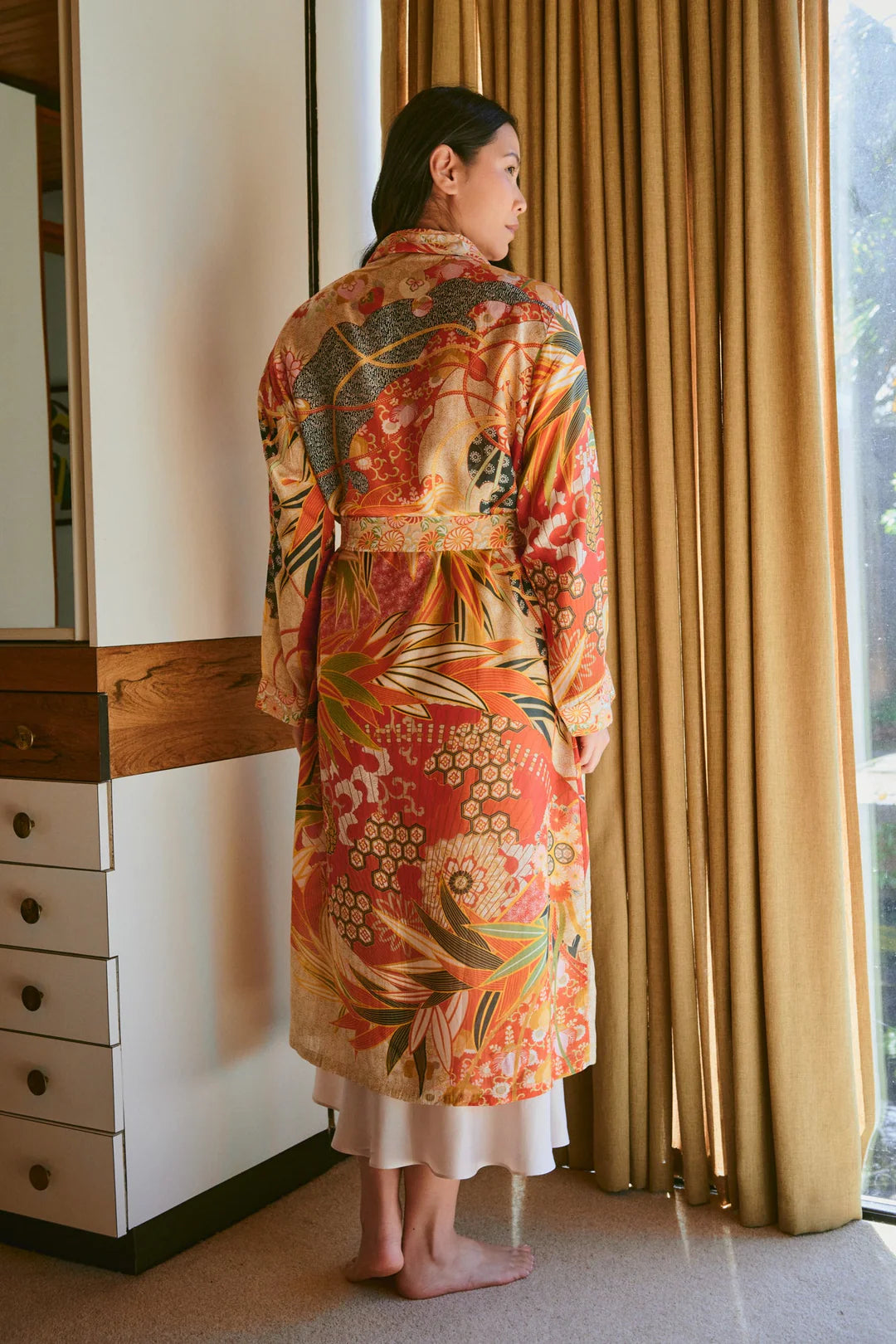 Fans Scarlet Gown