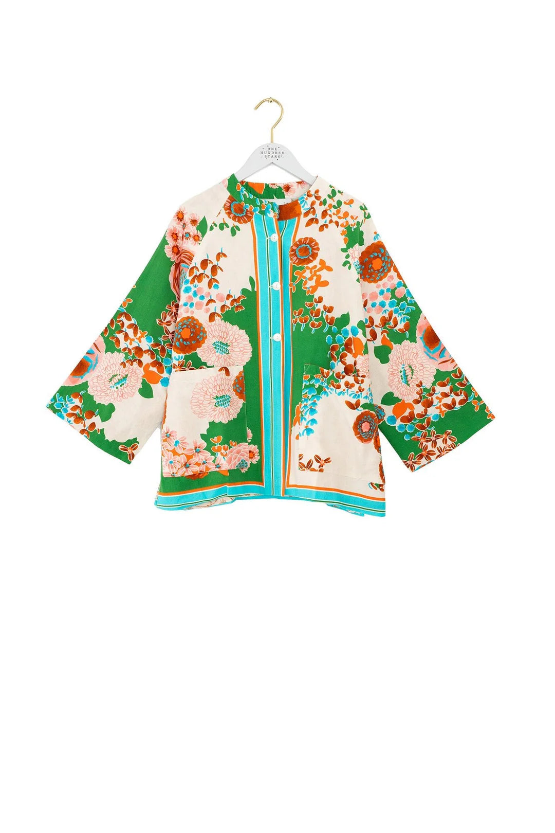 Green Kitsch Bouquet Summer Jacket