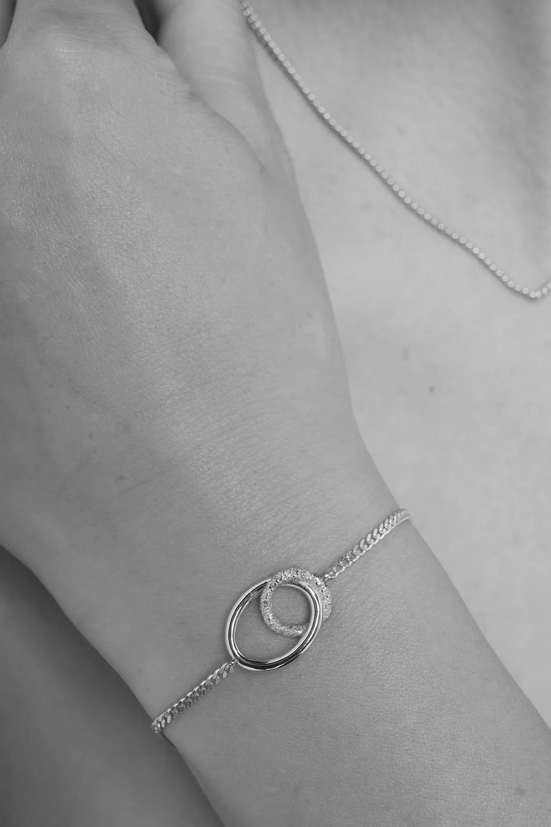 Silver rhythm bracelet