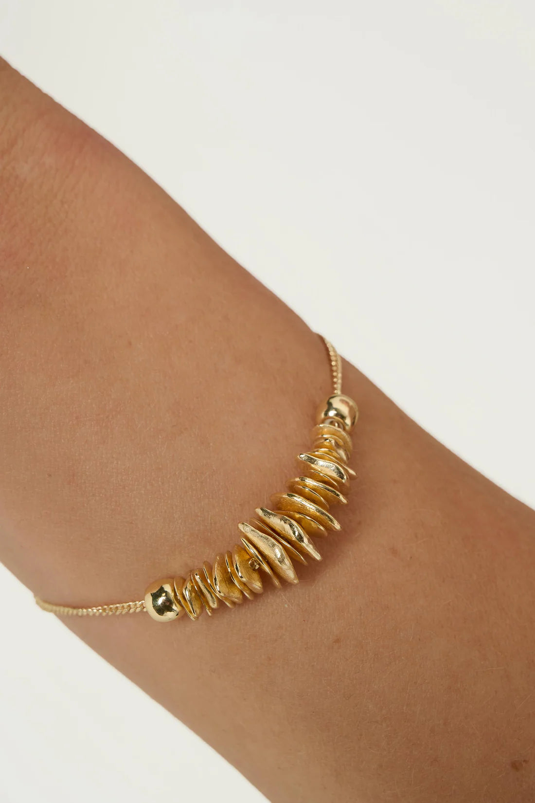Gold cairn bracelet