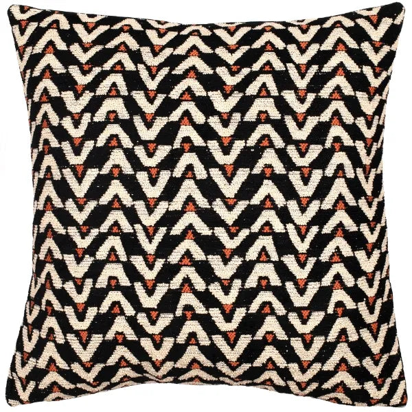 TRIBAL BLK/CREAM/ORANGE | The Nancy Smillie Shop - Art, Jewellery & Designer Gifts Glasgow Scotland