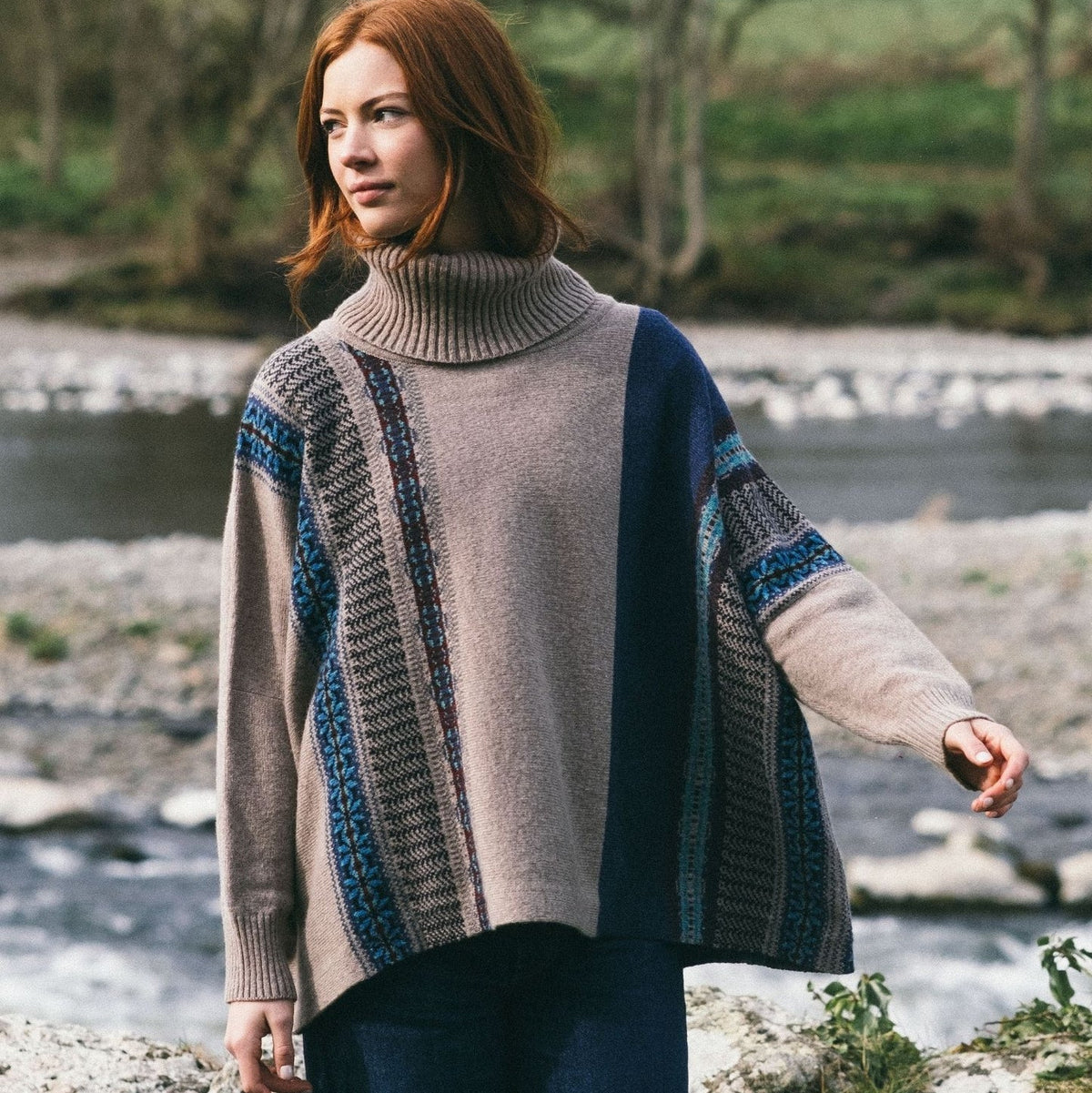 Oban Sky Montrose Cowl Sweater
