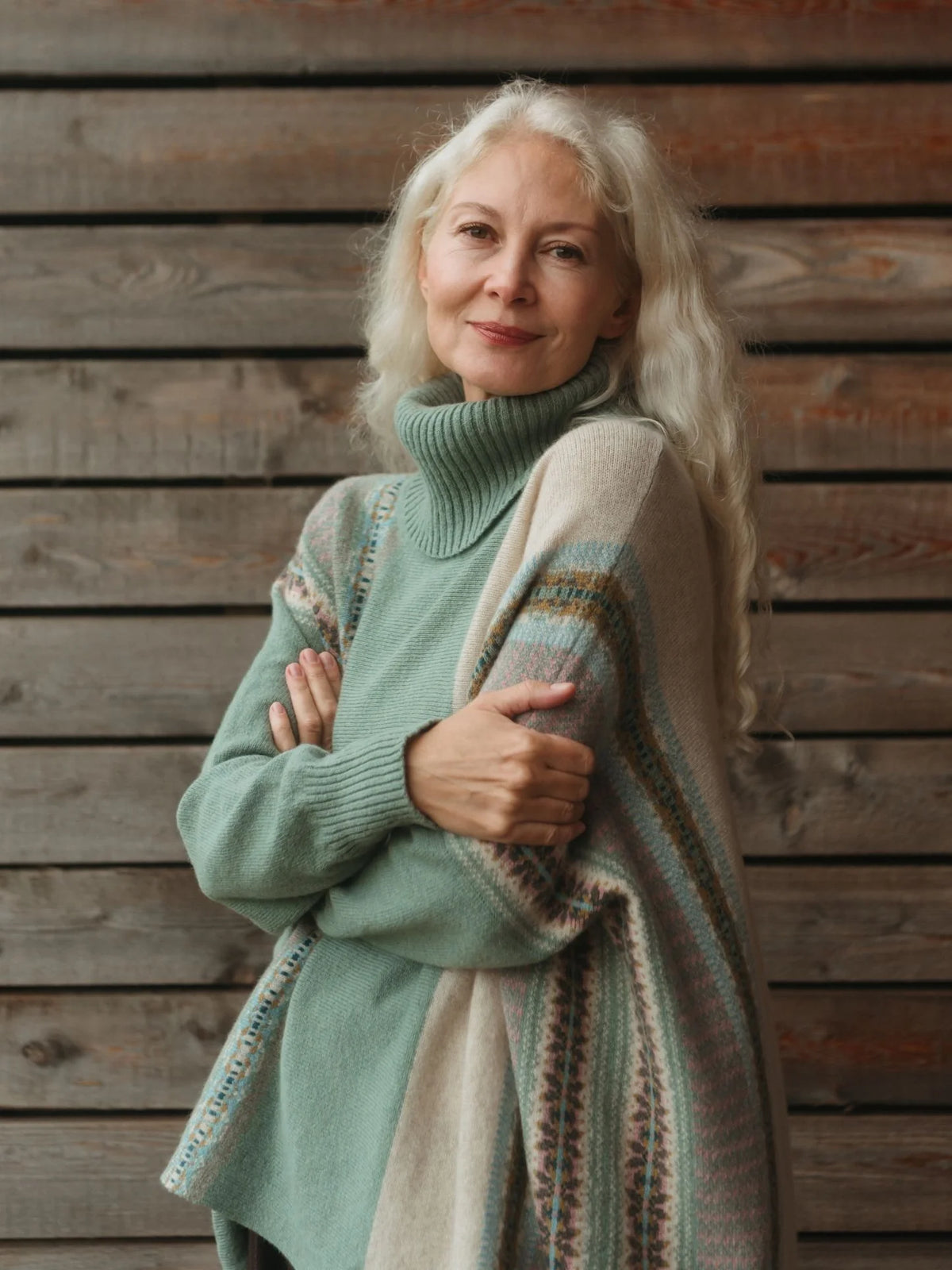 Sage Montrose Cowl Sweater