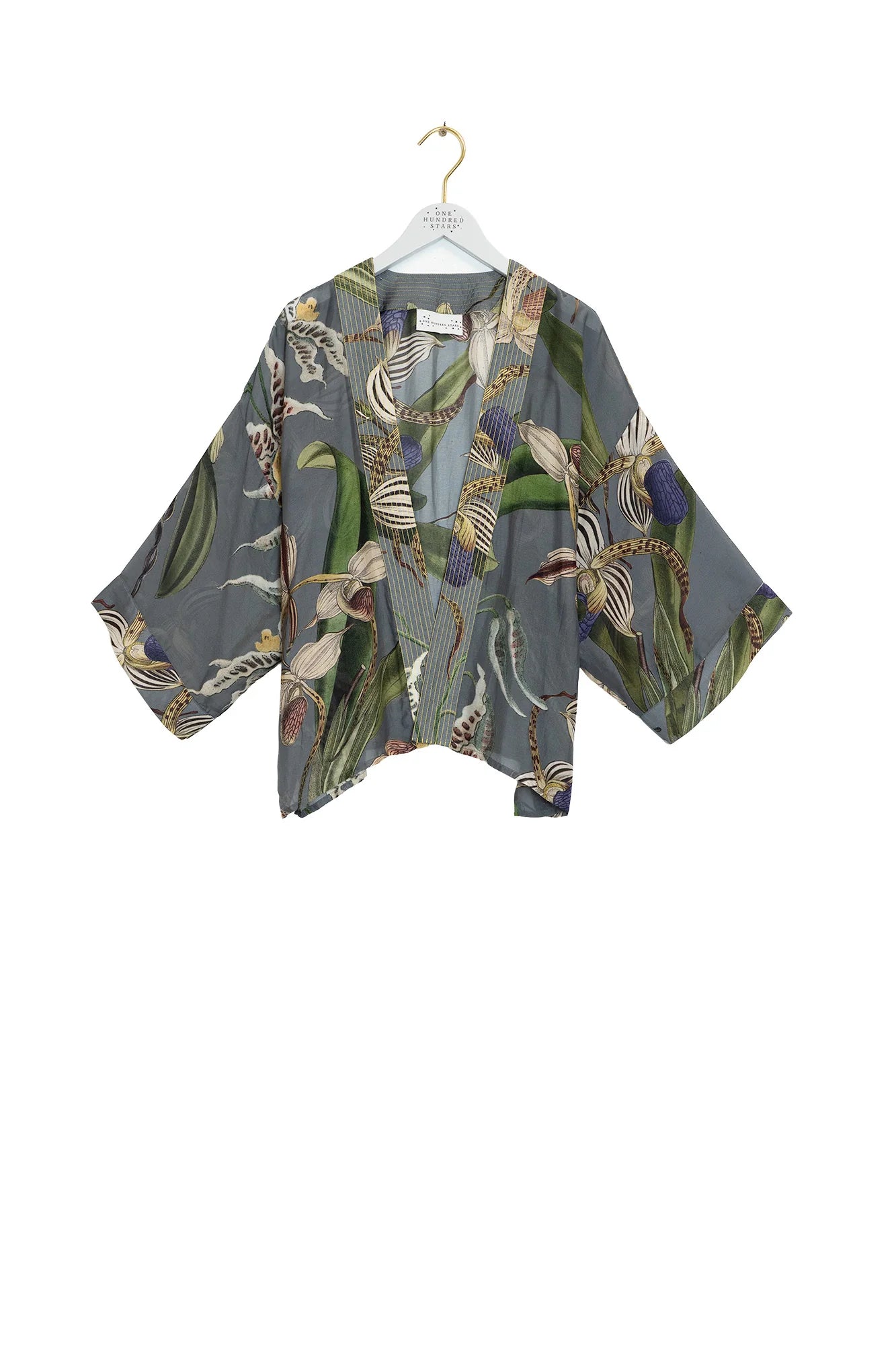 Orchid Grey Kimono