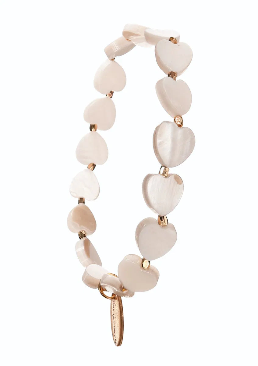 Hearts Ivory Bracelet