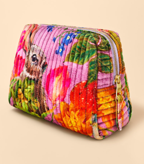 Whimsical Woodland Quilted Washbag | The Nancy Smillie Shop - Art, Jewellery & Designer Gifts Glasgow Scotland