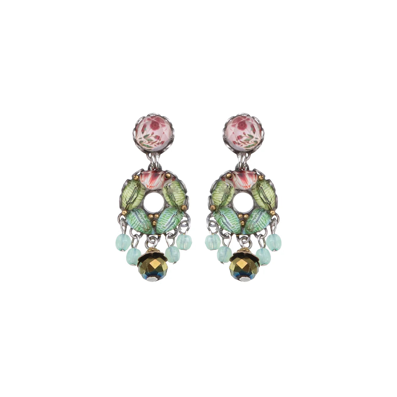 flower garden earrings