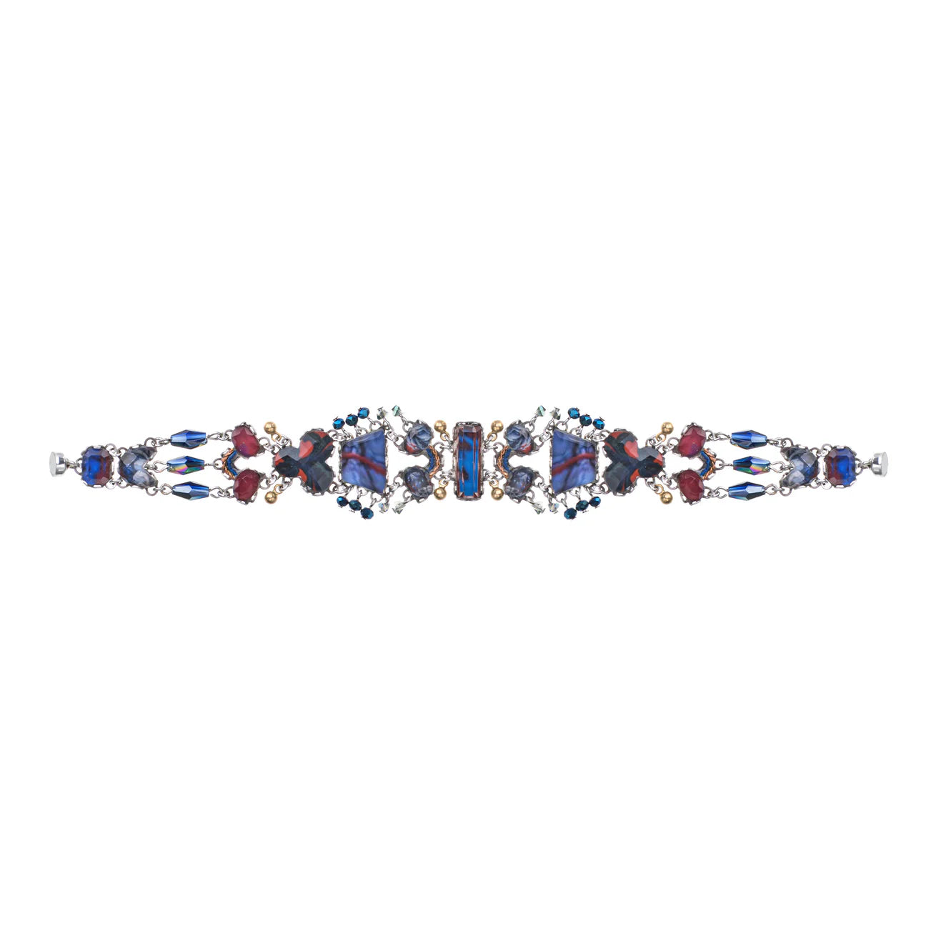 Blue Red Bracelet