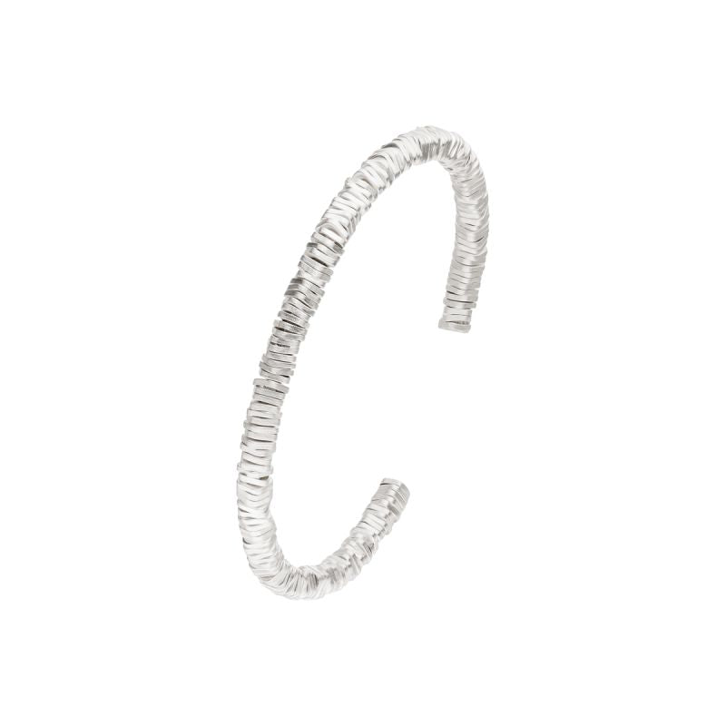 Silver Squares Bangle