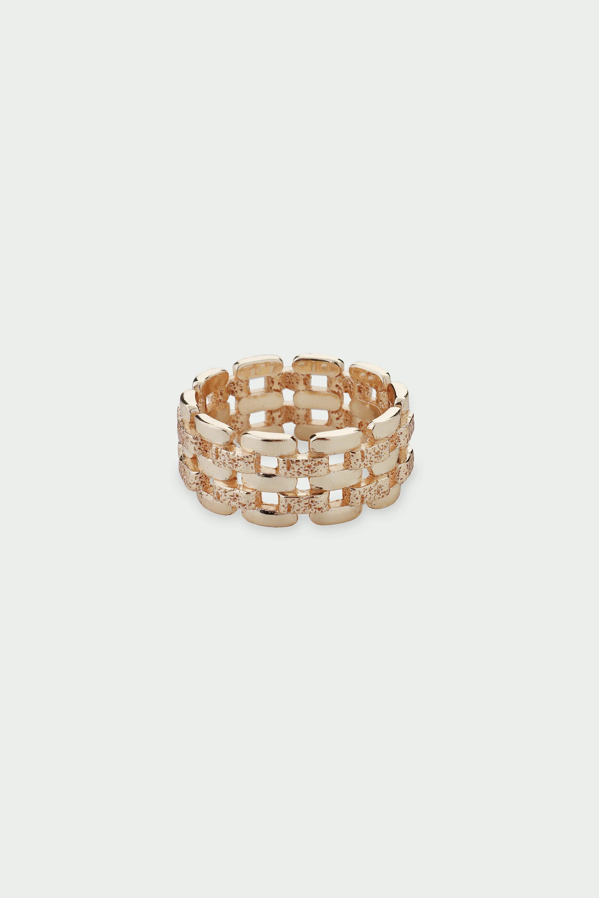 Gold Linear Ring M-L