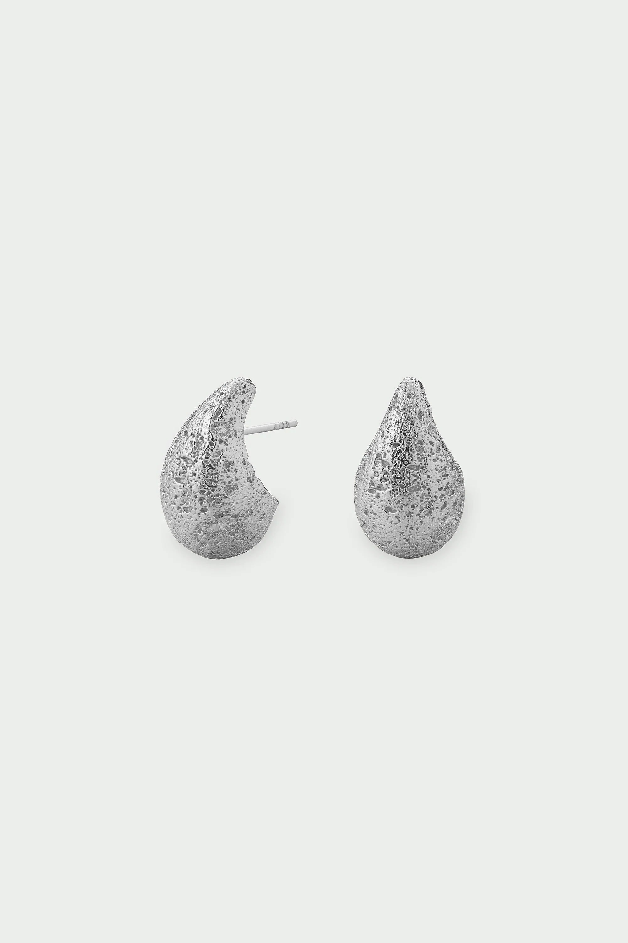 Silver Dome Earrings