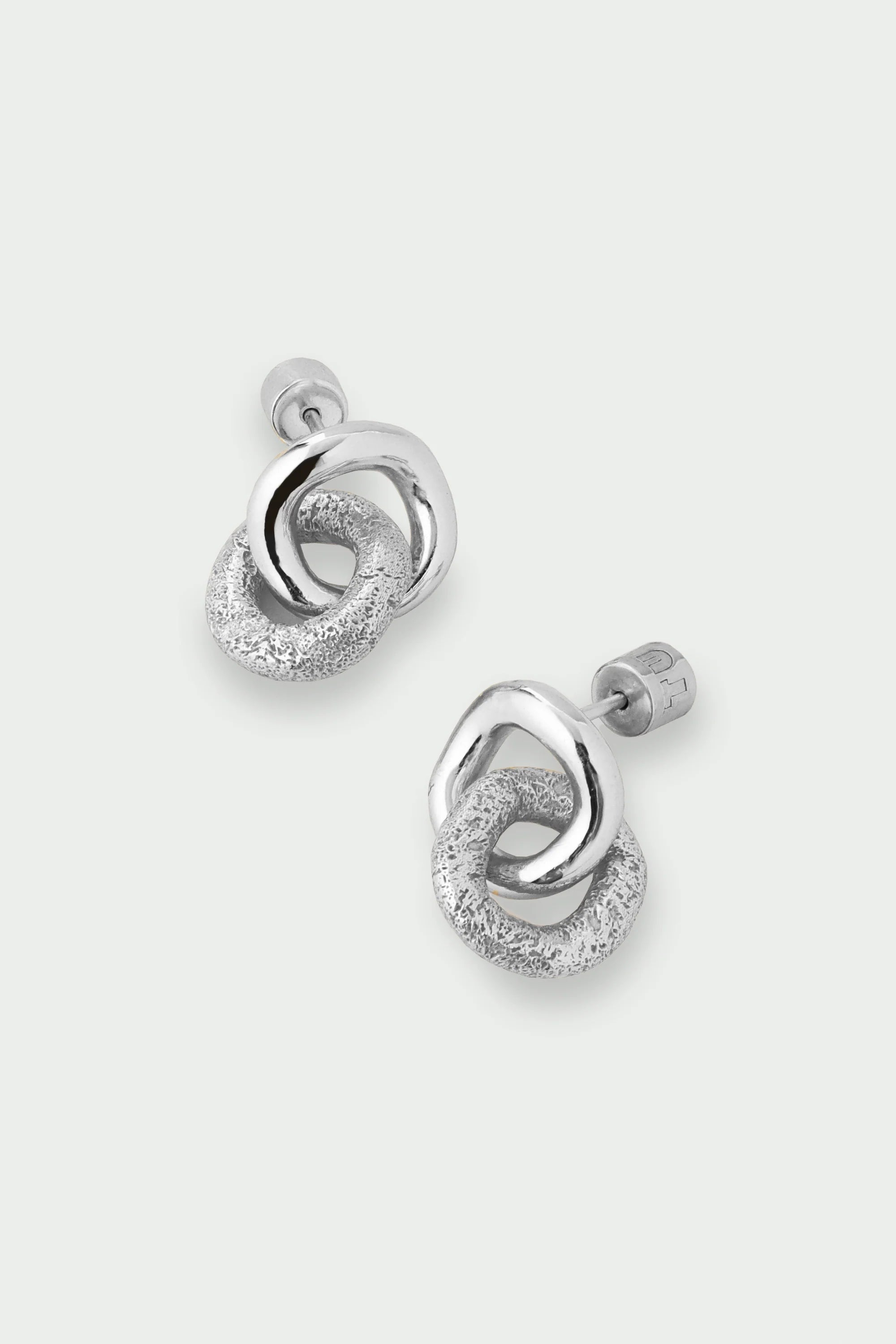 Silver Bind Earrings